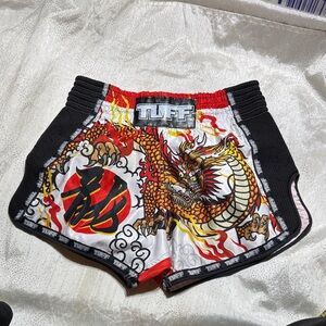 Tuff Mens Muay Thai Kickboxing Fight Shorts Martial Arts Boxing Size Large